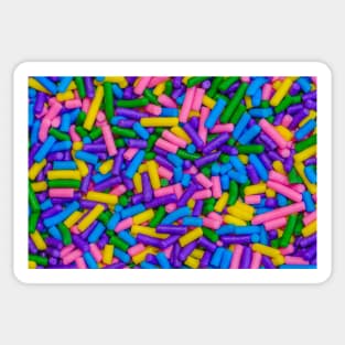 Neon Sprinkles Colorful Mix Photograph Sticker